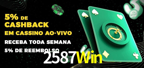 Promoções do cassino ao Vivo 2587Win